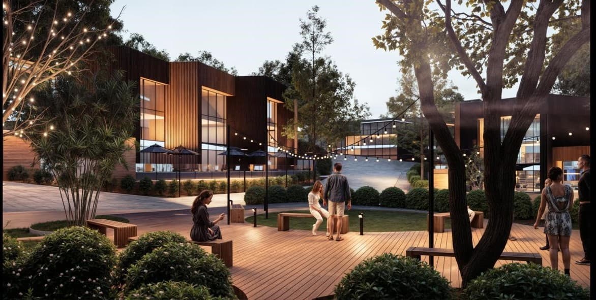 Brises de madeira unem estética e conexão com a natureza