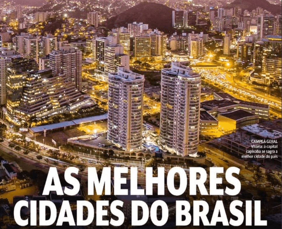 Vitória conquista o título de melhor cidade do Brasil