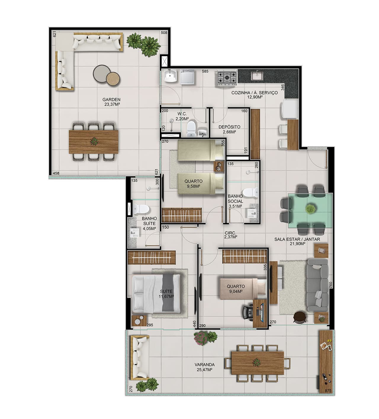 Torre-A Coluna-03 Garden